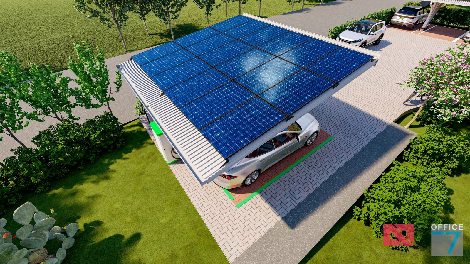 Solar Car Port 3 – Proiect Benzinarie